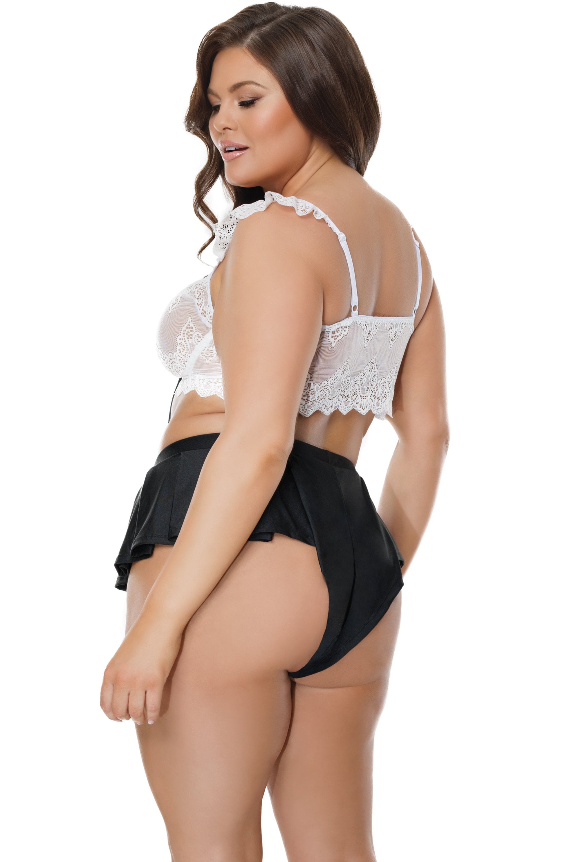 Coquette Imported Crop Top and Shorts Fashion Set