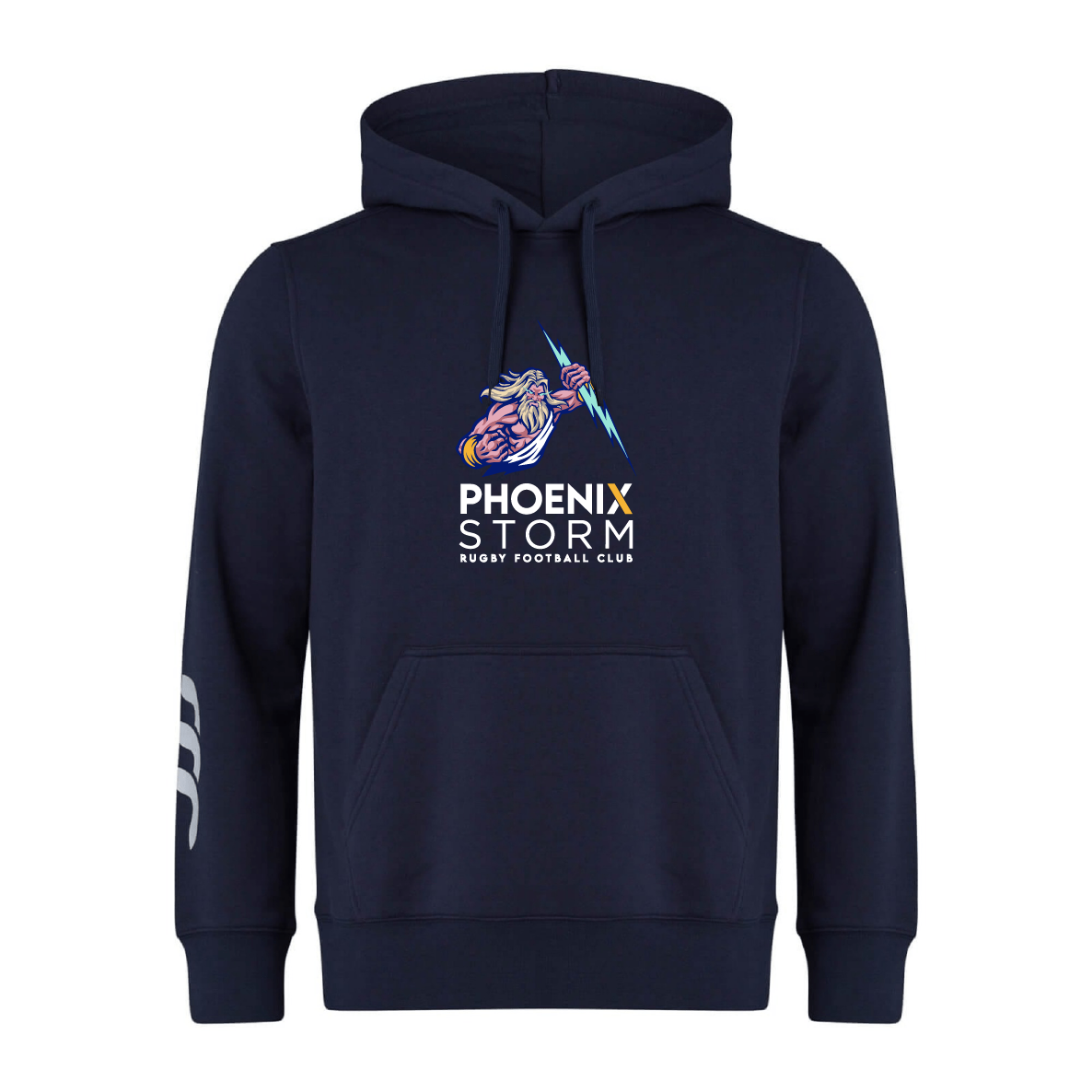 Canterbury Phoenix Storm RFC Club Customizable Rugby Hoodie for Players and Fans