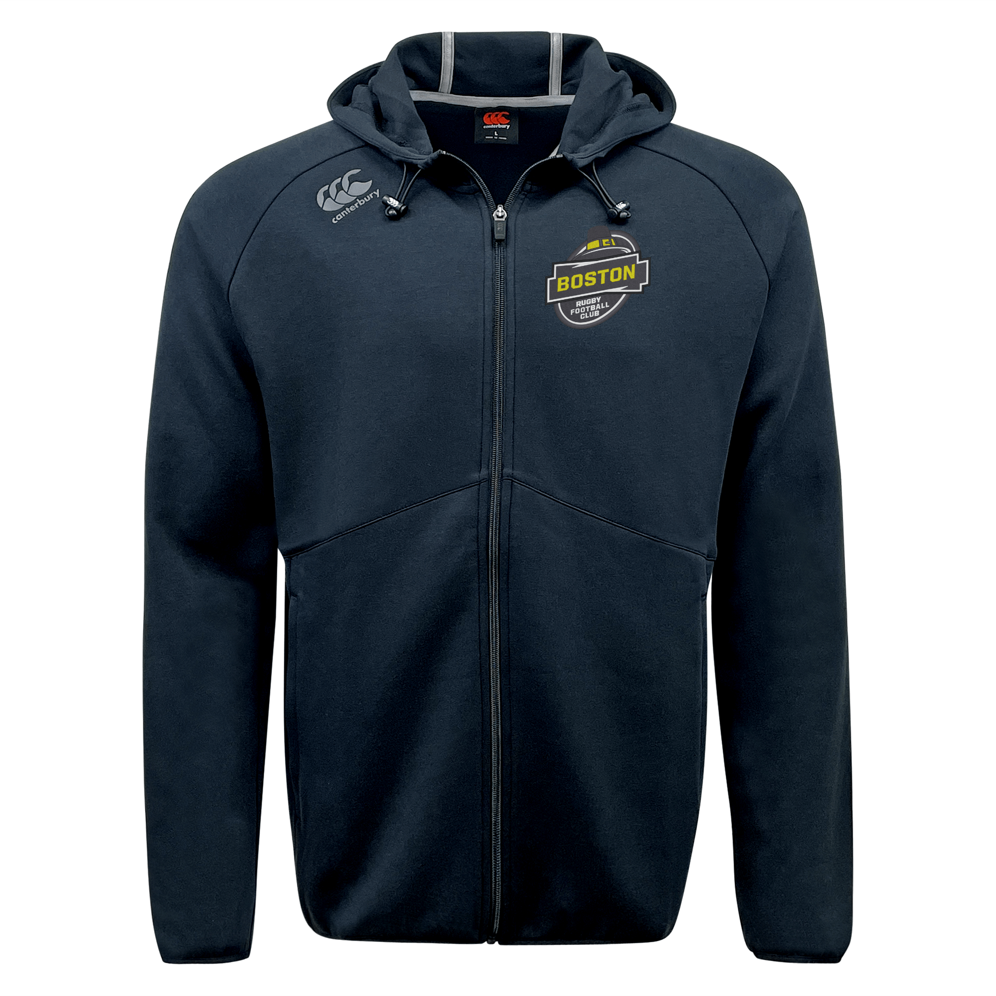 Canterbury's Premium Boston RFC Tempo Vapodri Full-Zip Athletic Hoodie for Everyday Use