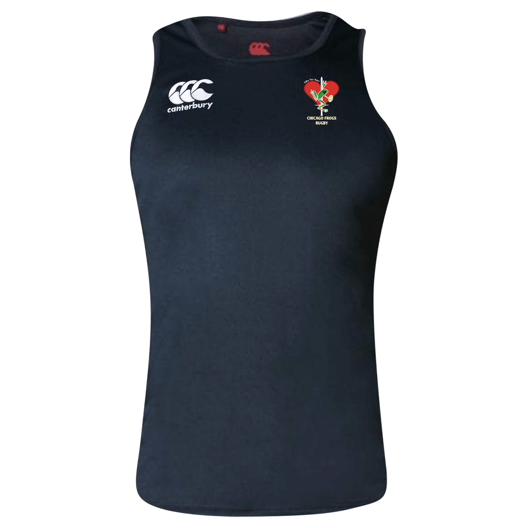 Canterbury Men's Black Vapodri Core Rugby Training Singlet