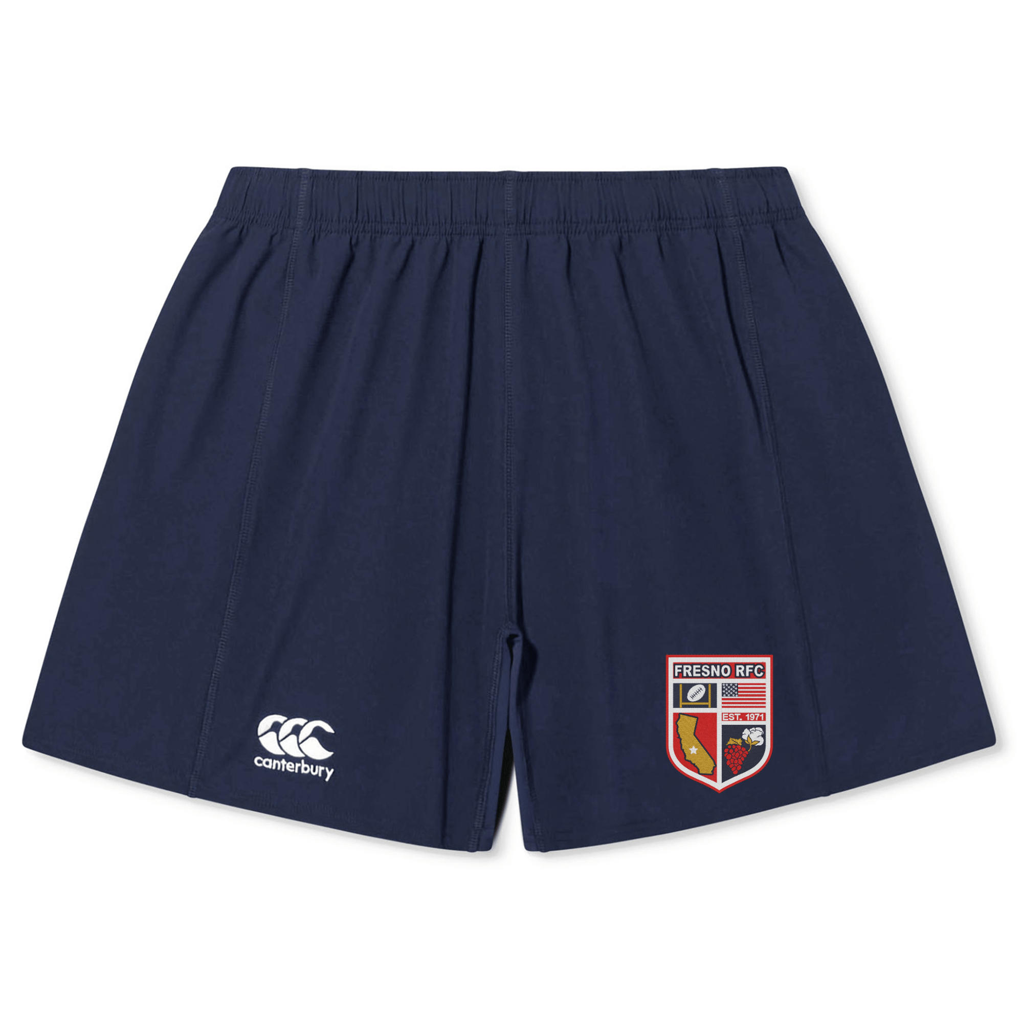 Canterbury Fresno RFC Yokohama Style Rugby Shorts for Comfortable Play