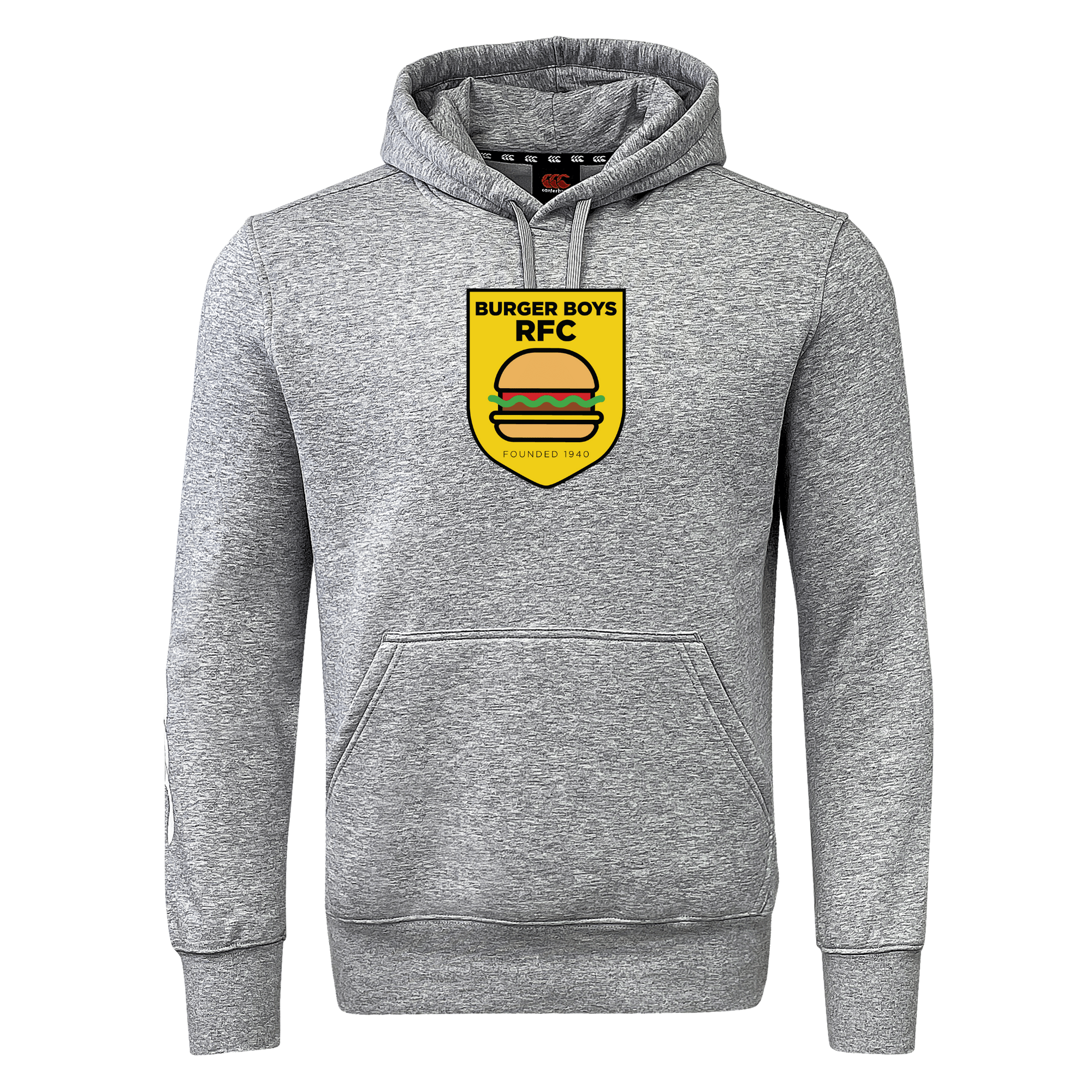 Canterbury's High - Quality Burger Boys RFC Club Rugby Hoodie for Comfort and Style