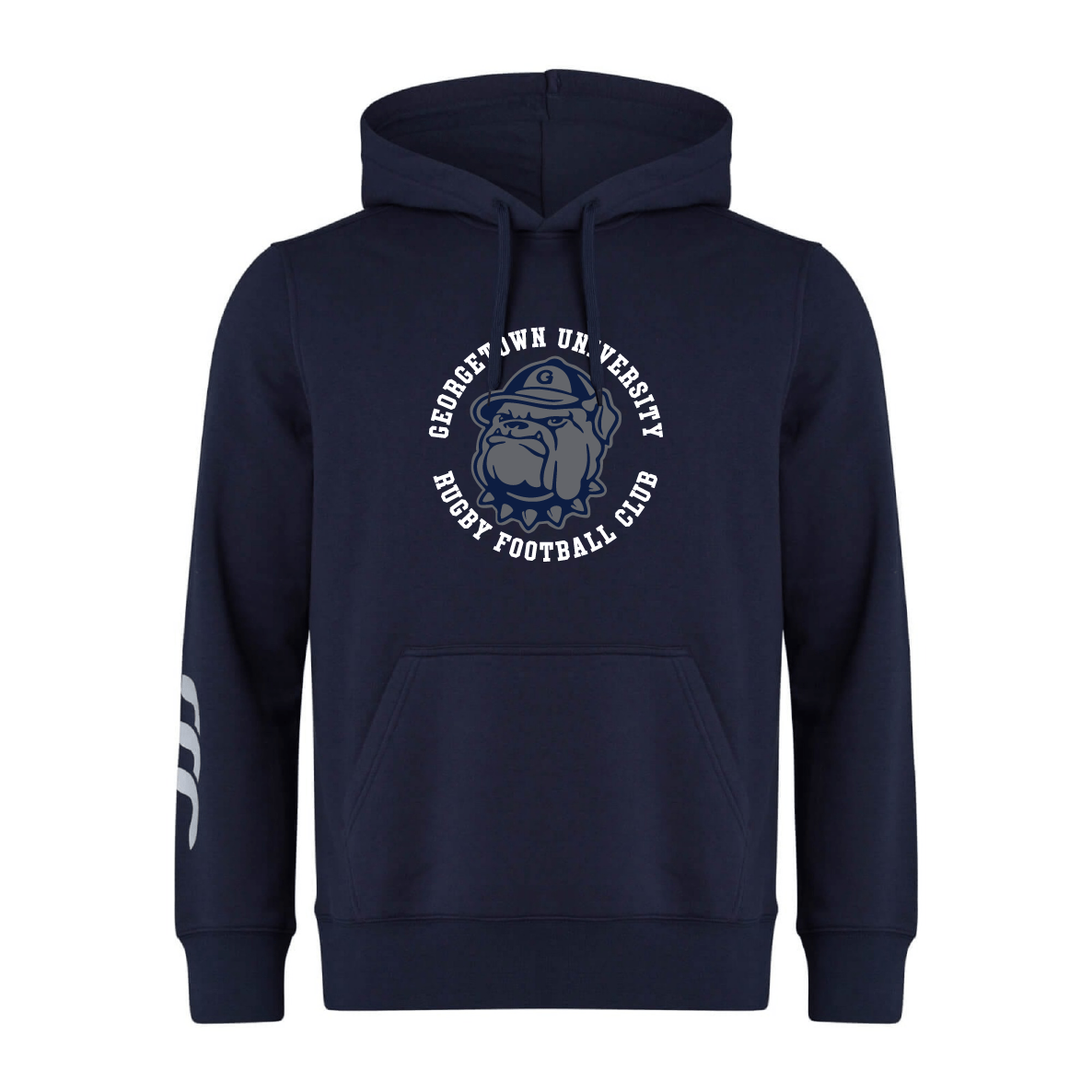 Canterbury Branded Georgetown University RFC Club Rugby Hoodie for Comfortable Wear