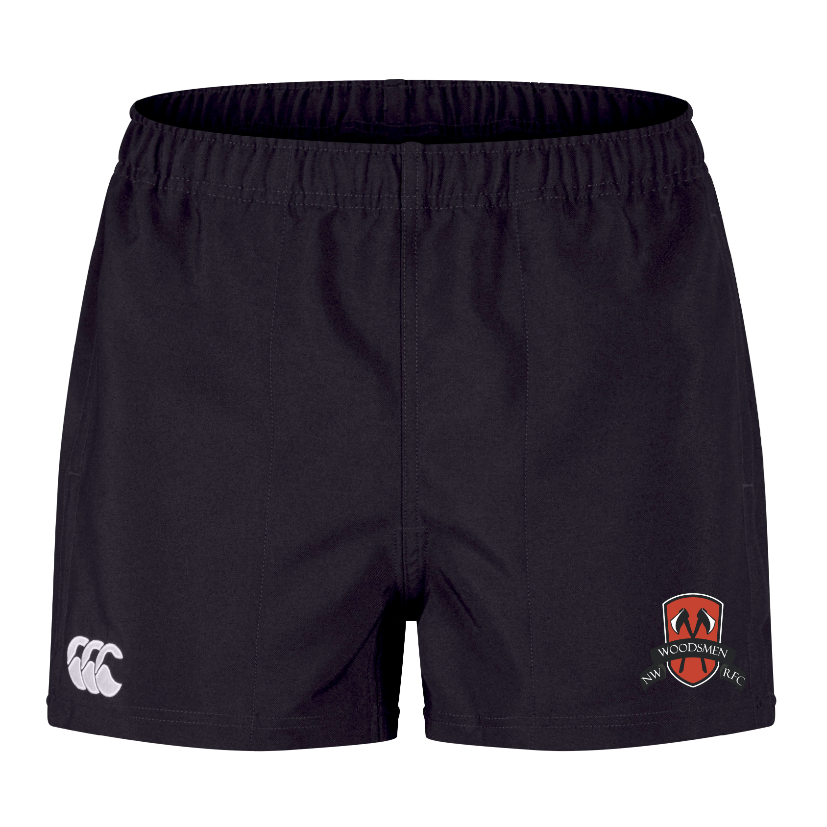 Canterbury Men's Rugby Football Club (RFC) Player's Training Drill Shorts for the Northwest Woodsmen
