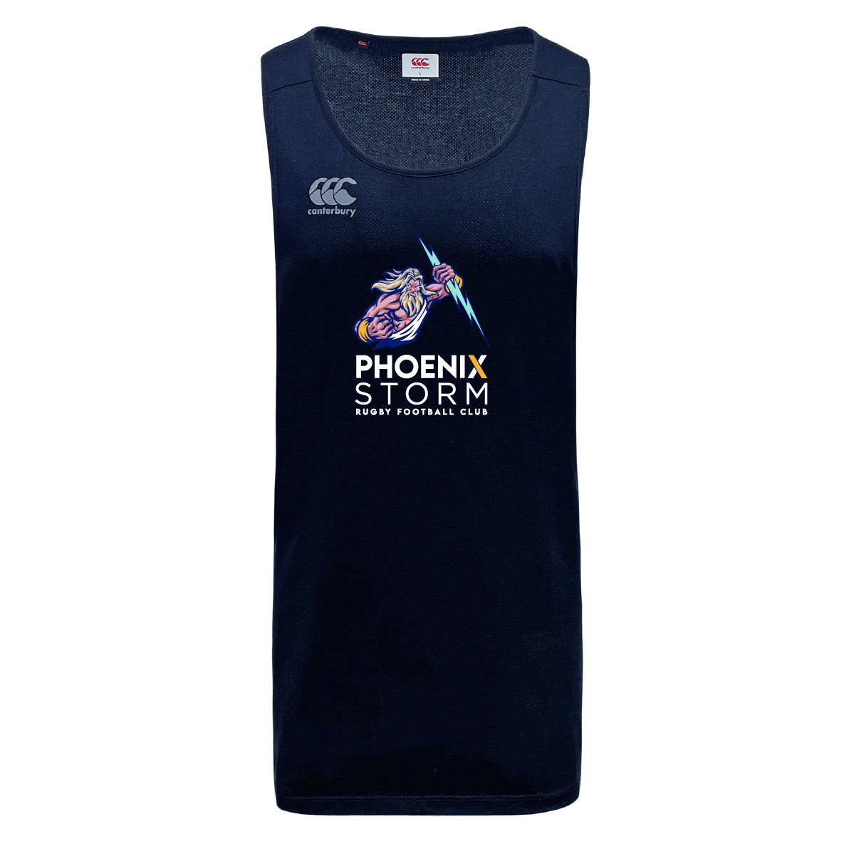 Canterbury Phoenix Storm RFC Tempo Vapodri Performance Singlet for Active Lifestyle