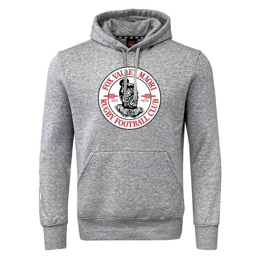 Canterbury Branded Fox Valley Rugby Club Customizable Fleece Hoodie for Both Youth and Adults