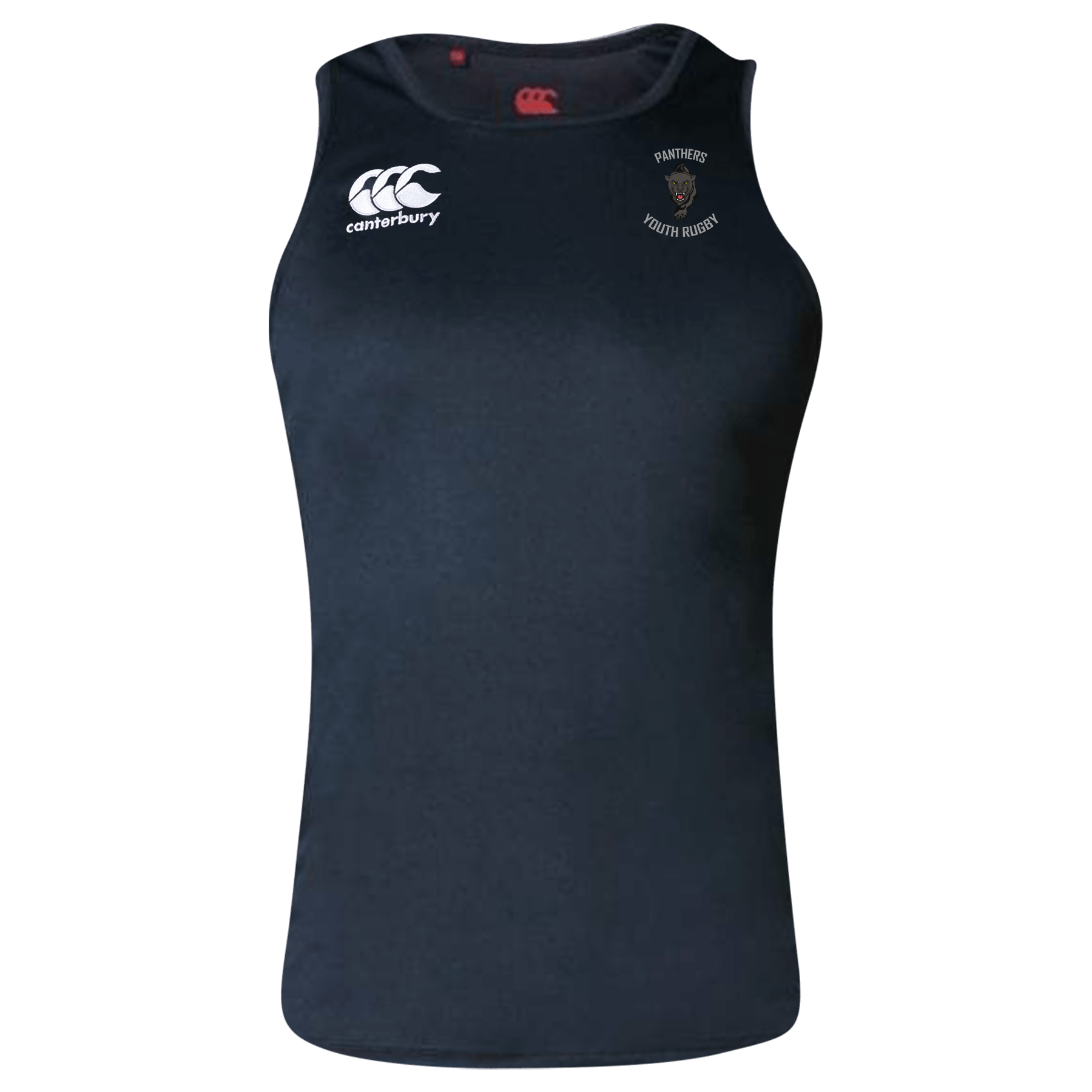Canterbury Men's Black Core Vapodri Rugby Training Singlet - Premium Athletic Wear