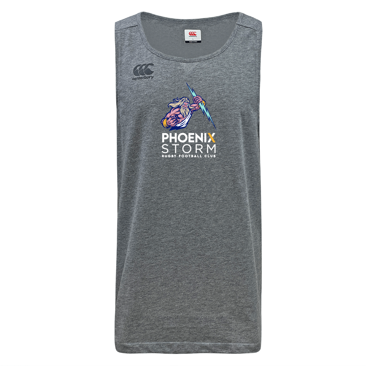 Canterbury Phoenix Storm RFC Tempo Vapodri Performance Singlet for Active Lifestyle