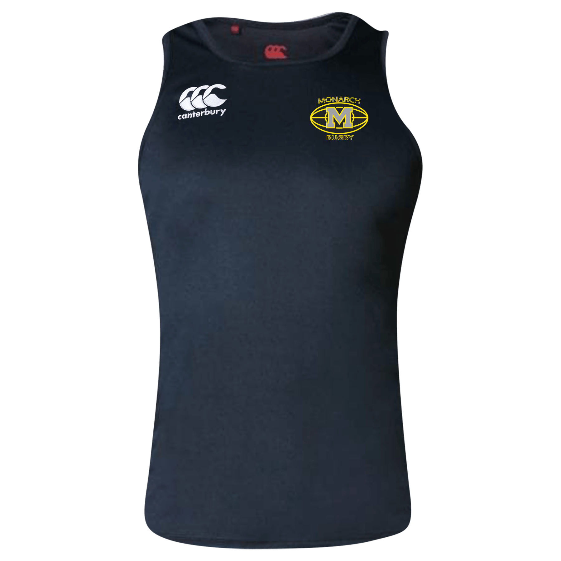 Canterbury Monarch Black Core Vapodri Men's Rugby Training Singlet