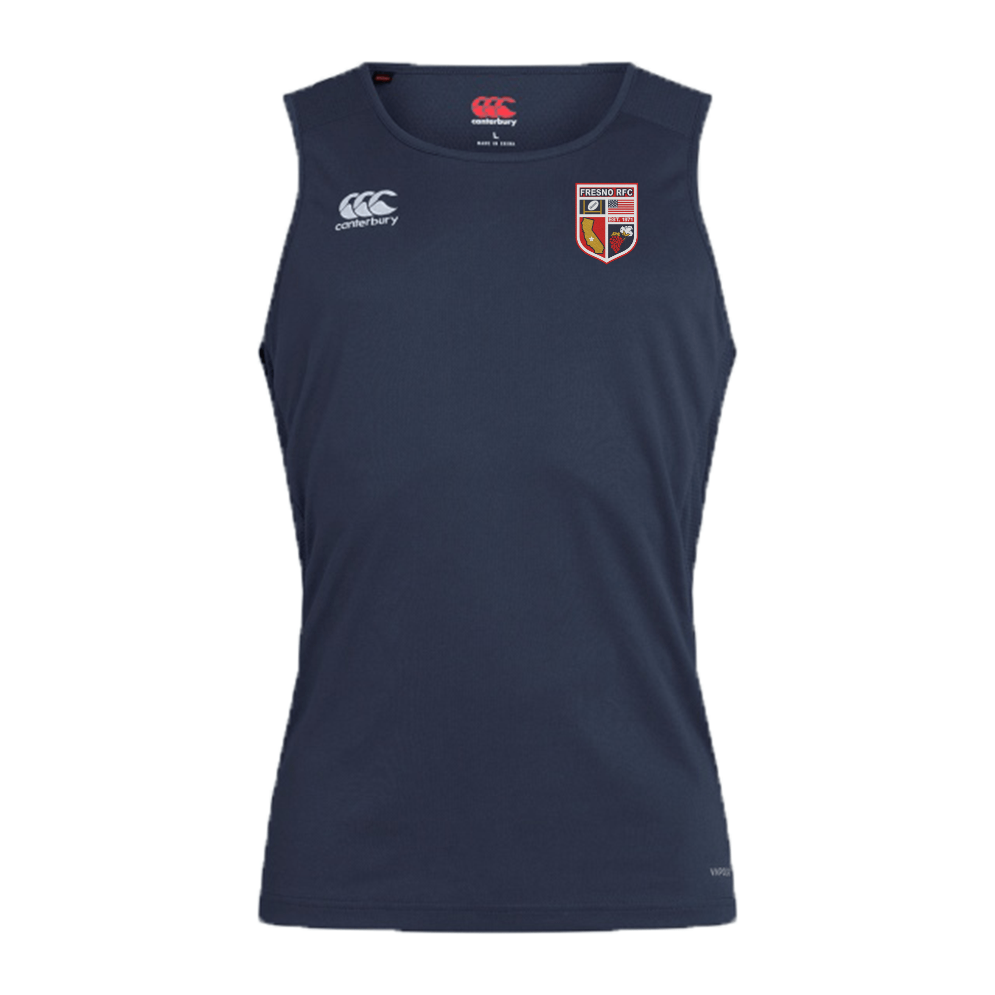 Fresno RFC Club Dry Sports Singlet for Athletic Training by Canterbury