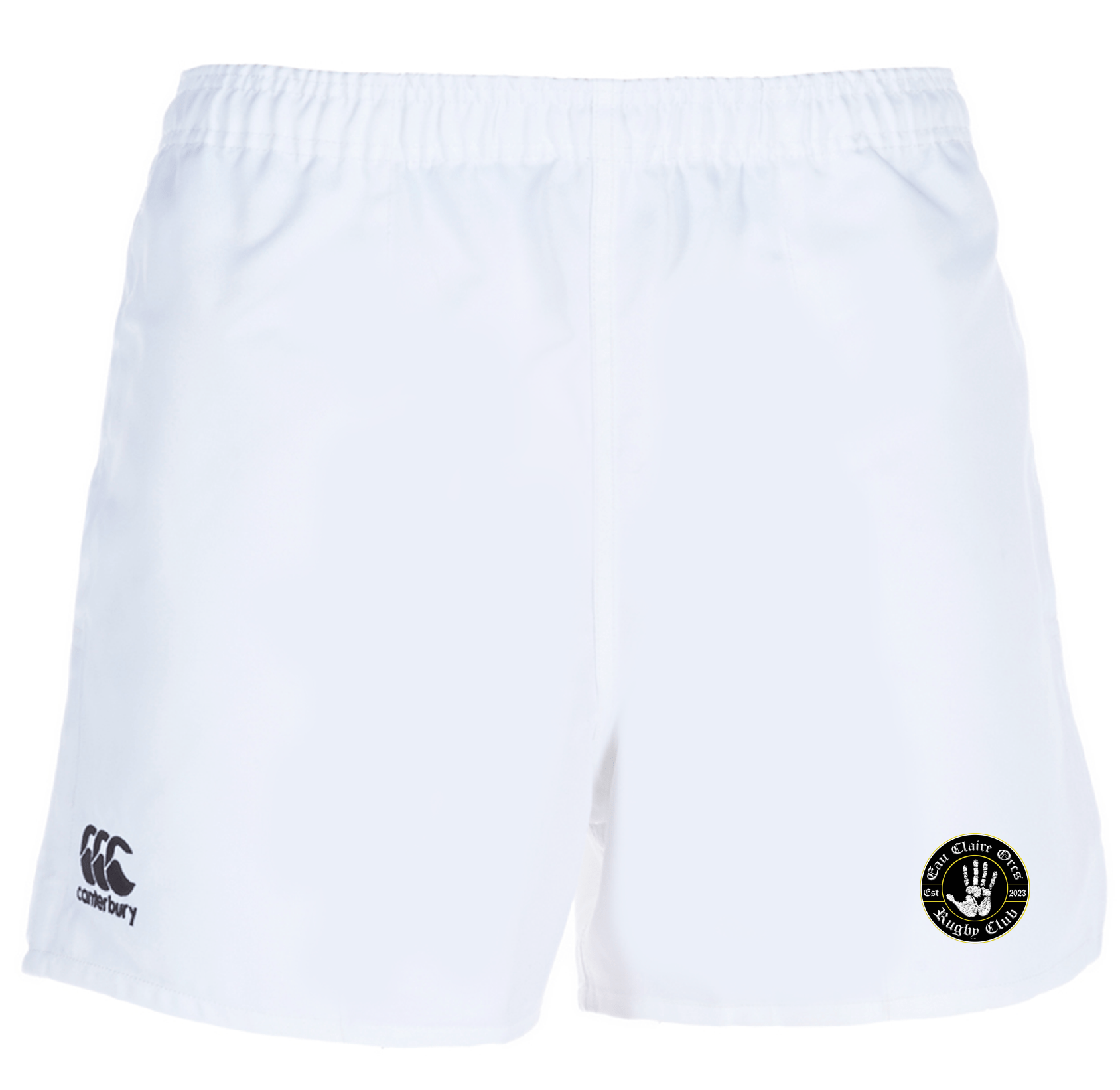 Canterbury's Eco-Friendly Eau Claire Orcs Player Drill Shorts