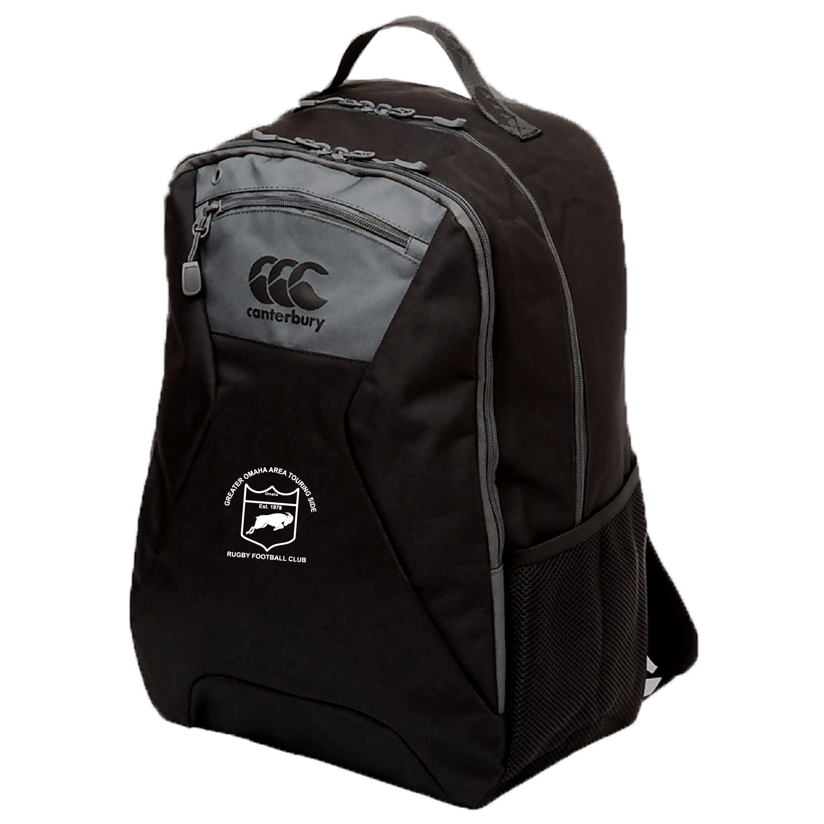 Canterbury Omaha GOATS Rugby Medium-sized Backpack for Sports and Daily Use
