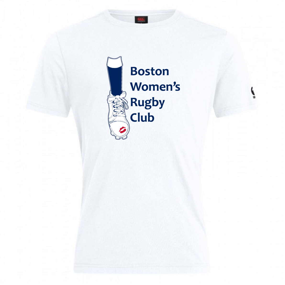 Canterbury Branded Boston Women's Rugby Football Club Plain Casual T-shirt