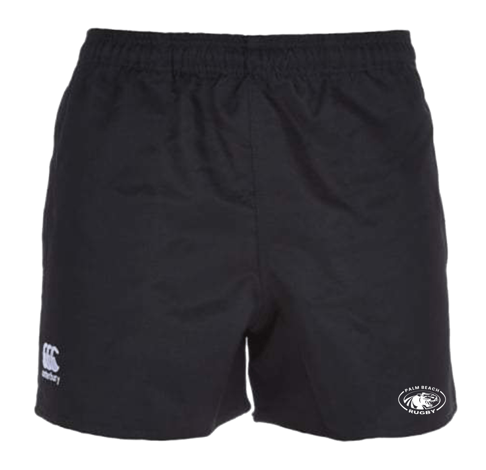 Professional Pocketed Rugby Shorts Made of Polyester - Canterbury Black for Palm Beach Panthers Rugby Team