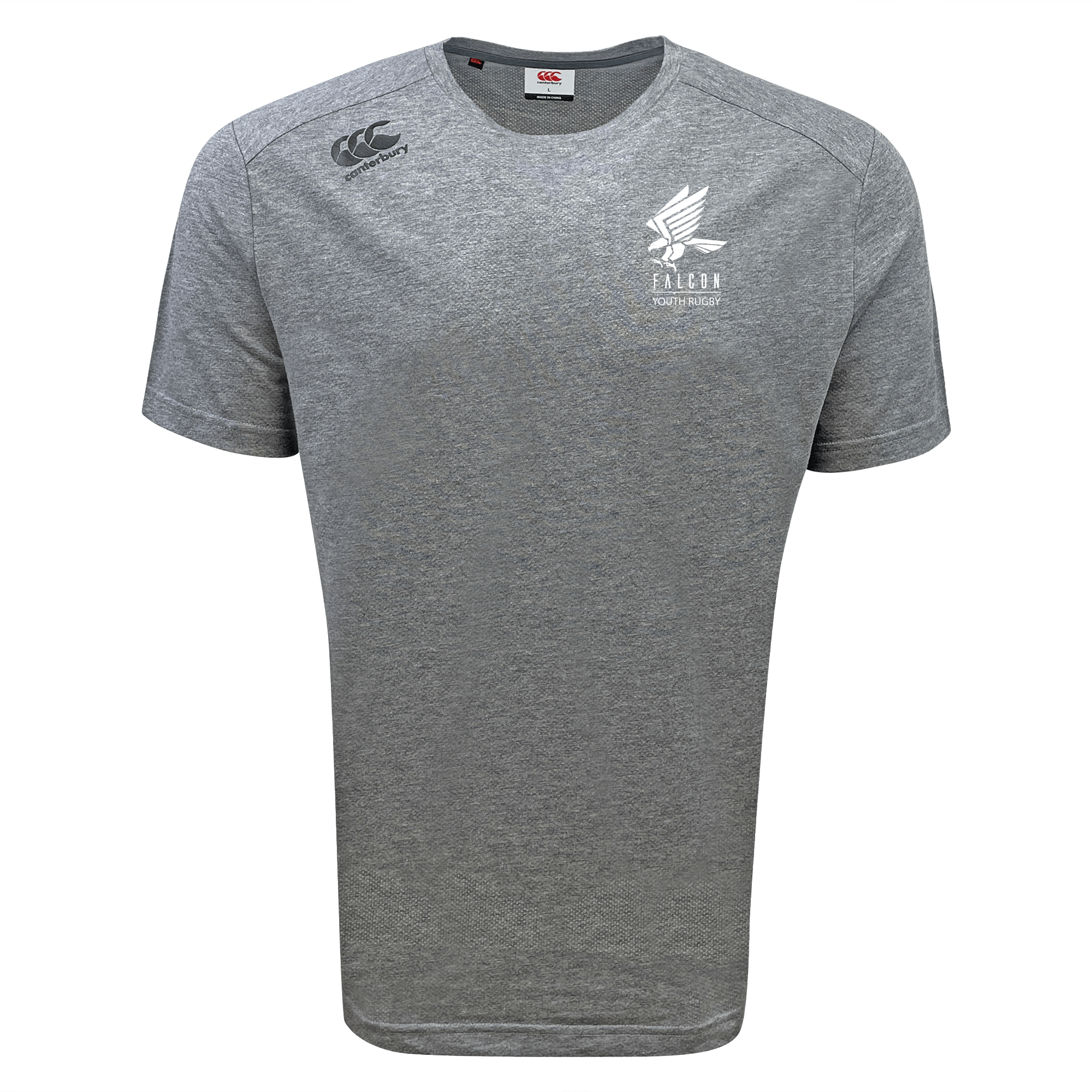 Canterbury Falcon Youth Rugby Embroidered Vapodri Tempo Cool T-Shirt