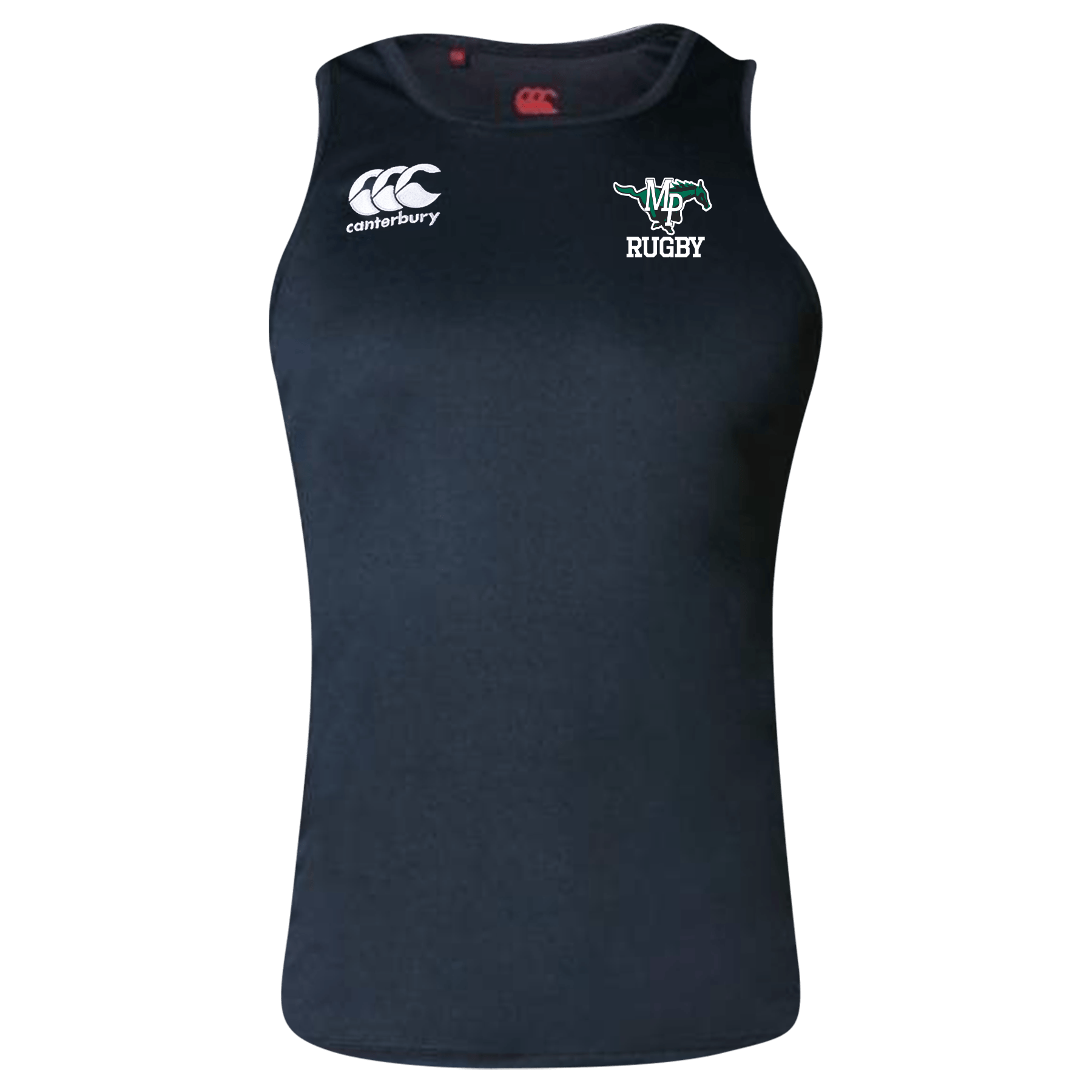 Canterbury Men's Black Core Vapodri Performance Rugby Training Singlet
