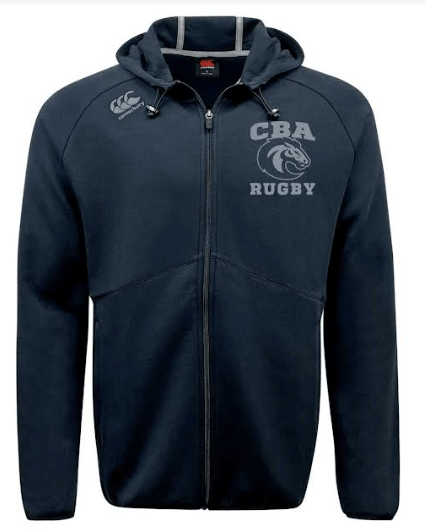 CBA Rugby Canterbury Tonal Embroidered Ultra - Soft Full - Zip Tempo Hoody