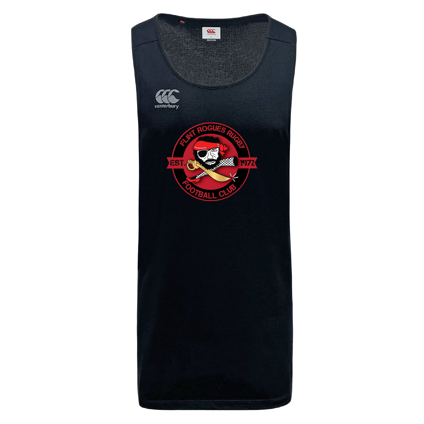 Canterbury's Flint Rogues Tempo Vapodri Quick-Dry Singlet