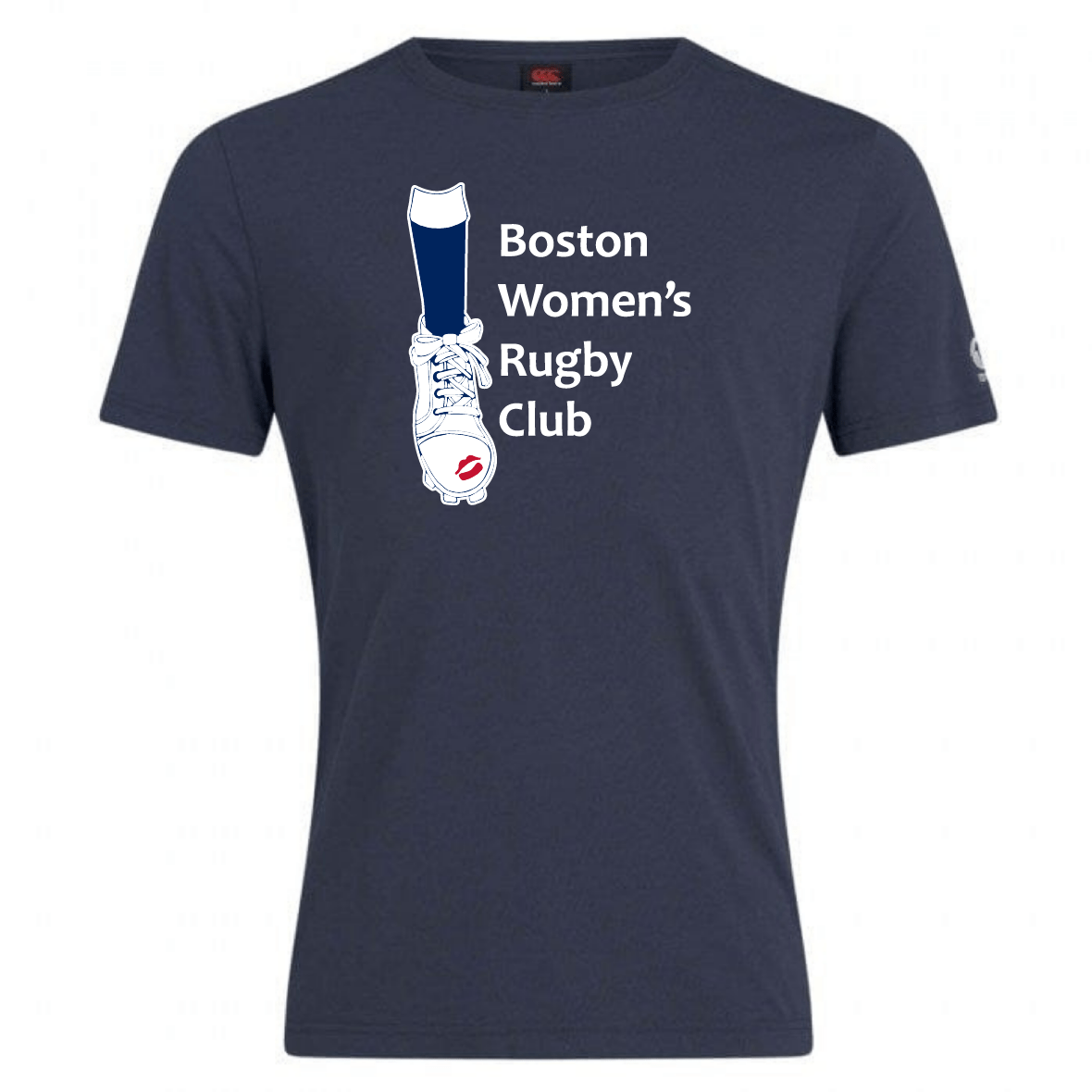 Canterbury Branded Boston Women's Rugby Football Club Plain Casual T-shirt