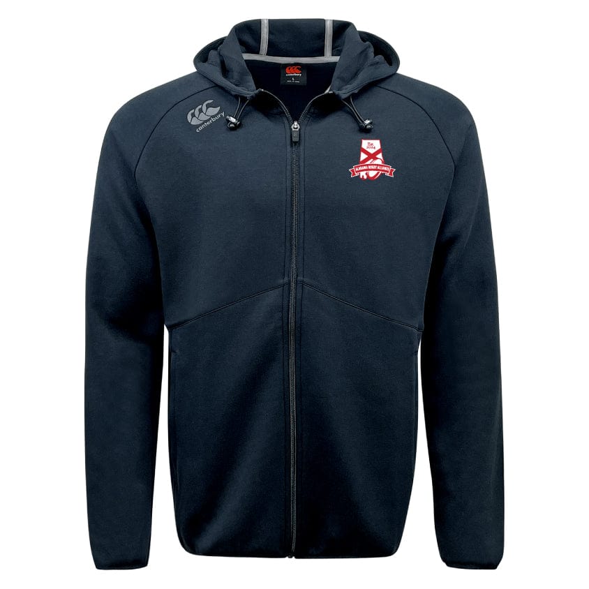 Canterbury Alabama Rugby Alliance Branded Tempo Vapodri Ultra - Soft Full - Zip Hoodie for Daily Wear