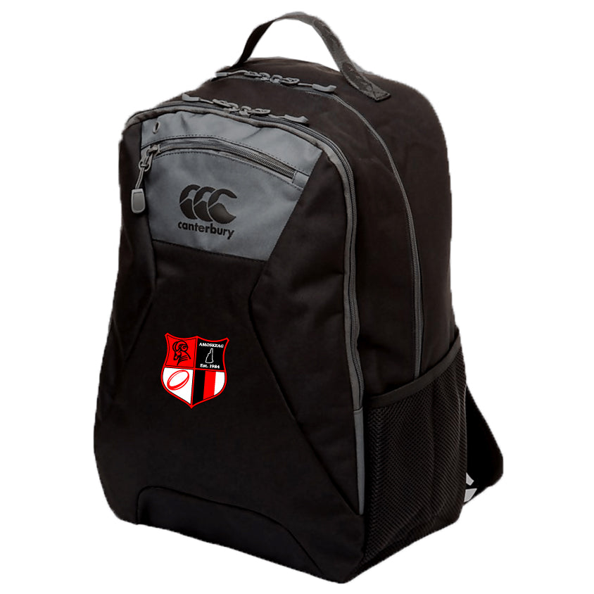 Canterbury Medium-sized Backpack for Amoskeag Rugby Club Members, Ideal for Athletic and Daily Use