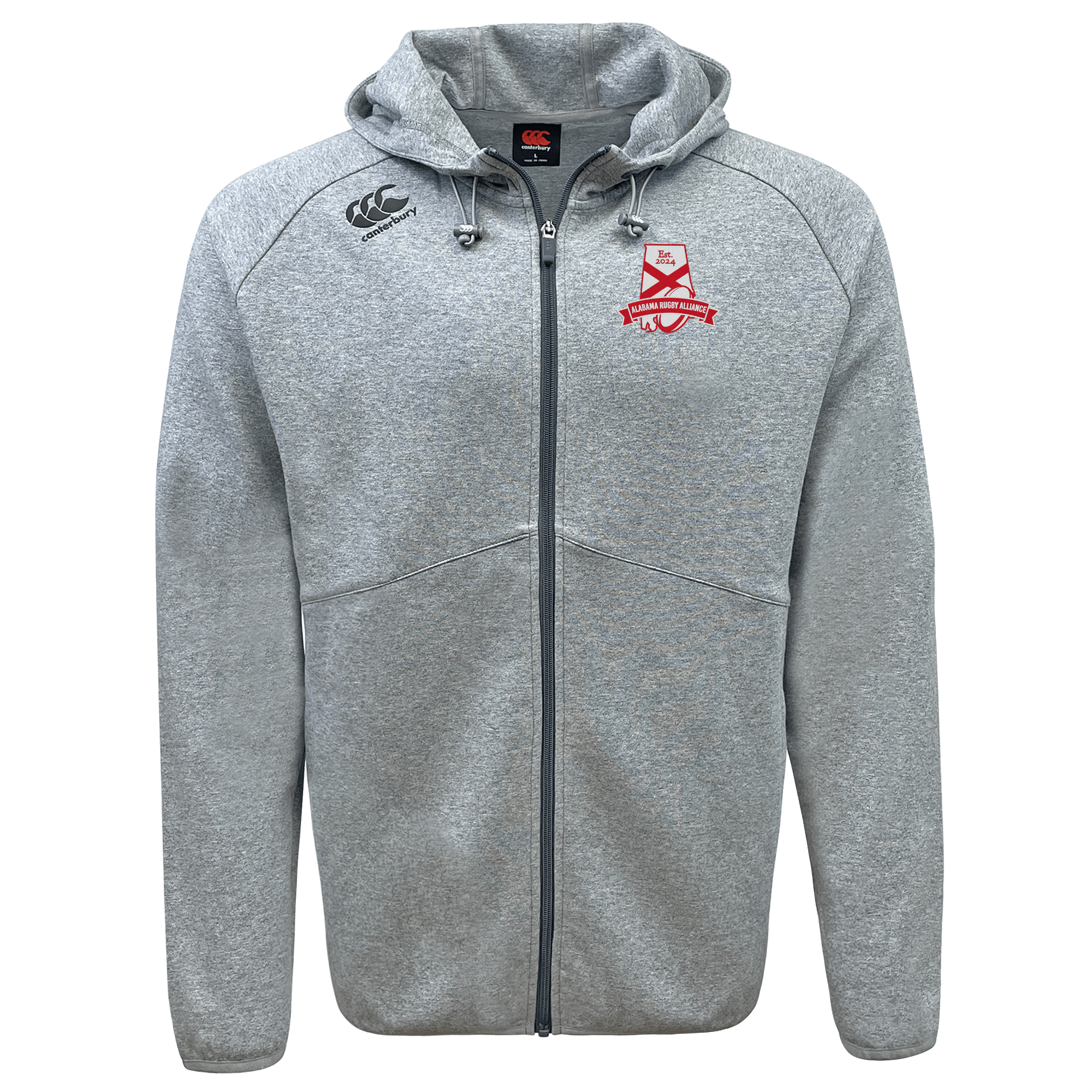 Canterbury Alabama Rugby Alliance Branded Tempo Vapodri Ultra - Soft Full - Zip Hoodie for Daily Wear