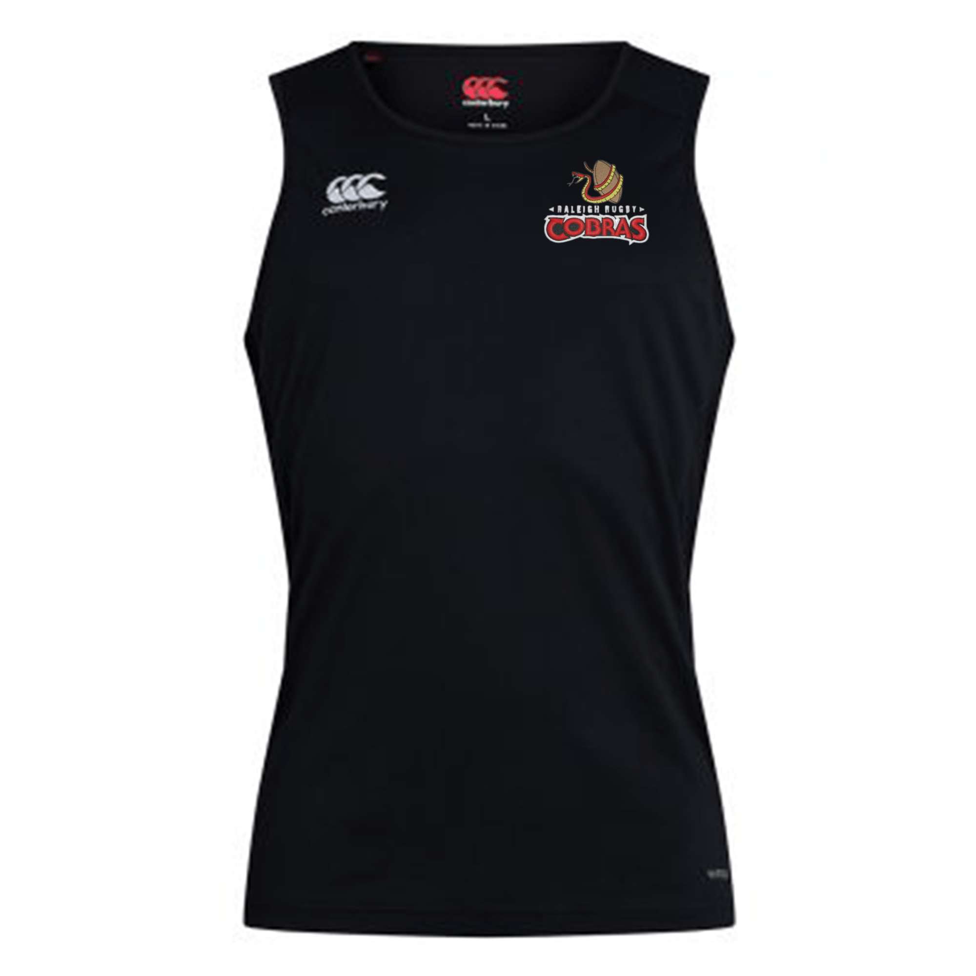 Canterbury Brand Dry-fit Rugby Singlet for Raleigh Cobras Rugby Club